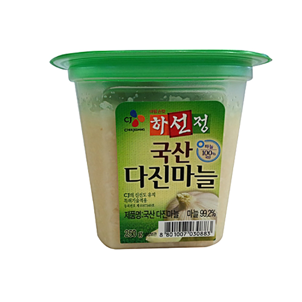 햇빛식품녹차다진마늘국산250g 썸네일 2