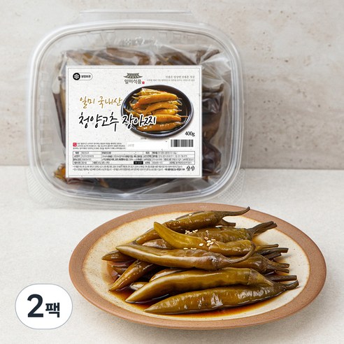 기린농협가공사업소 내린천  곰취새순 장아찌 400G x 1EA 썸네일 2