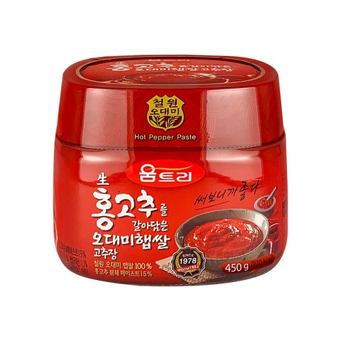 유기농파크 순정원 강순덕 독아지숙성 고추장 450G x 1EA 썸네일 2