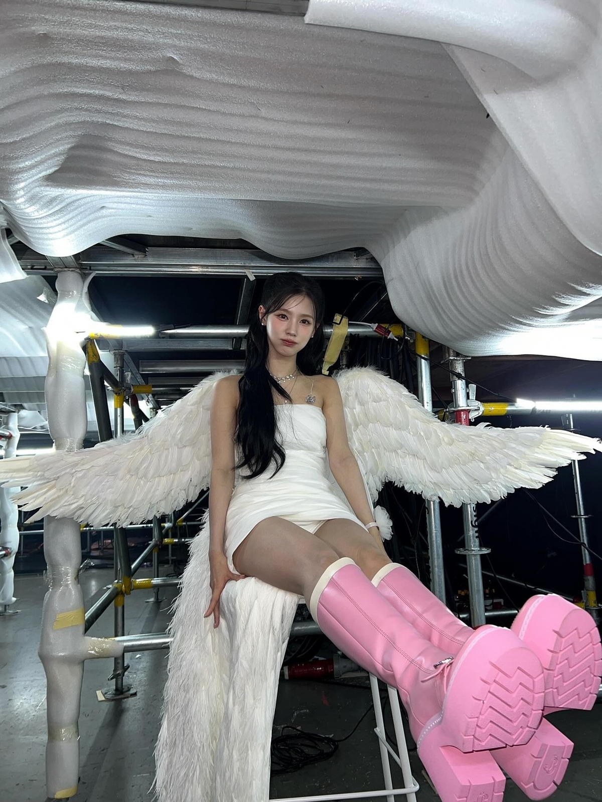 천사날개드레스세트/화이트 썸네일 2
