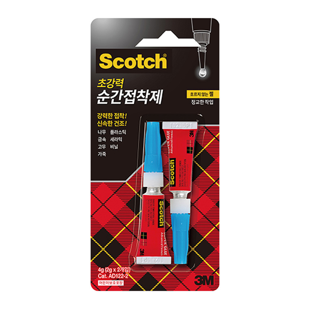 3M/순간접착제/젤형/2g/AD122 썸네일 3