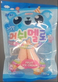과일향 아이스크림모양 마시멜로우90g 썸네일 3