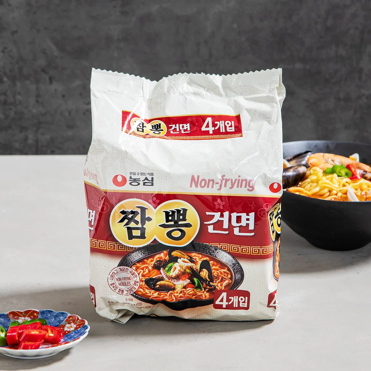 농심 건면세대 청국장(4입) 썸네일 2