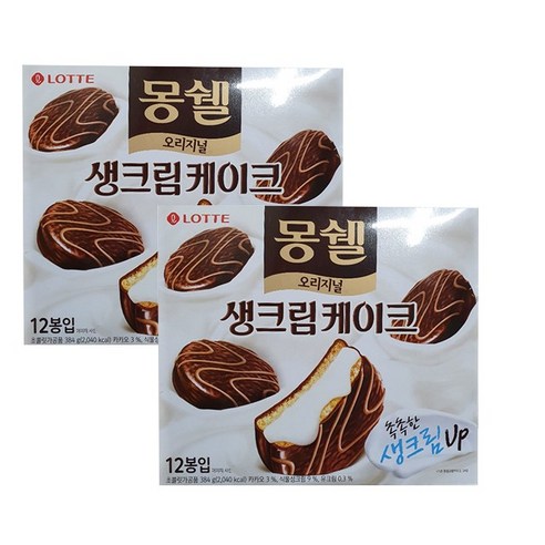 롯데 몽쉘마롱케이크 384G 썸네일 2