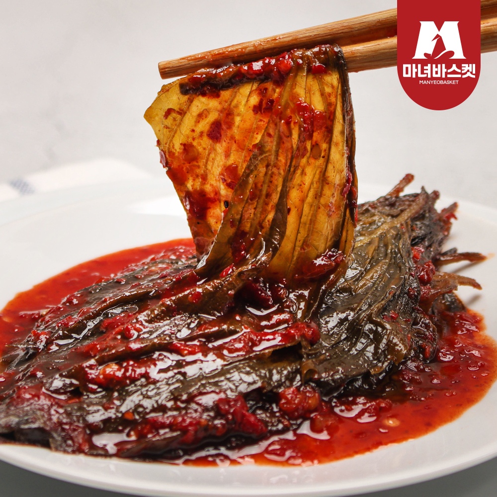 농업회사법인(주)초록들 깻잎무침 1KG 썸네일 3