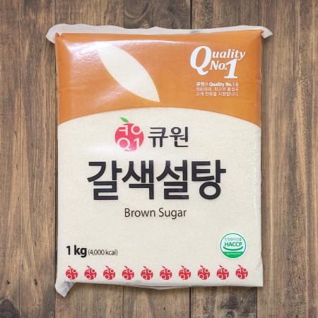 (주)삼양사 큐원 갈색설탕(지퍼백)1kg 1000G 썸네일 3