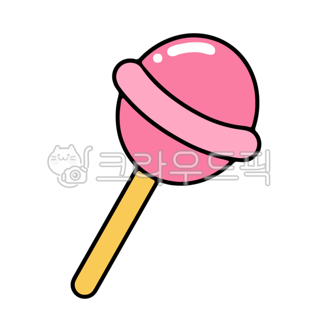 한울식품 스위트 롤리팝(핑크) 50G 썸네일 3