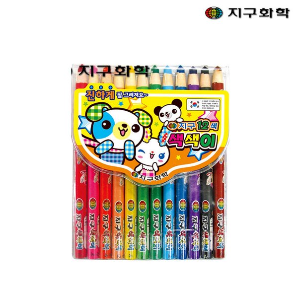 색연필/종이말이/노랑병아리/12색 썸네일 2