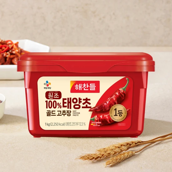 해찬들 태양초 골드 고추장 1kg 썸네일 2