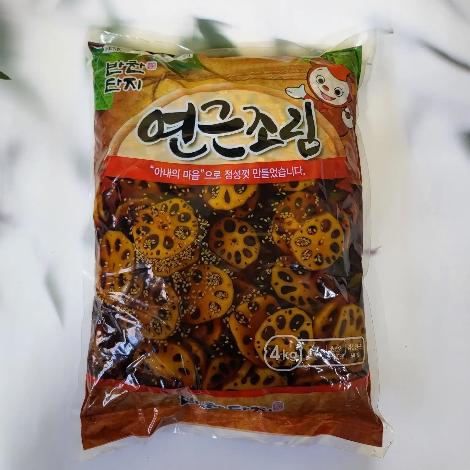㈜한스비앤에프 연근조림 4kg 썸네일 3