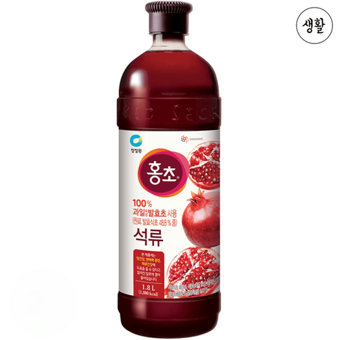 대상(주) 청정원 홍초 1.8L 석류 1800G x 1EA 썸네일 2