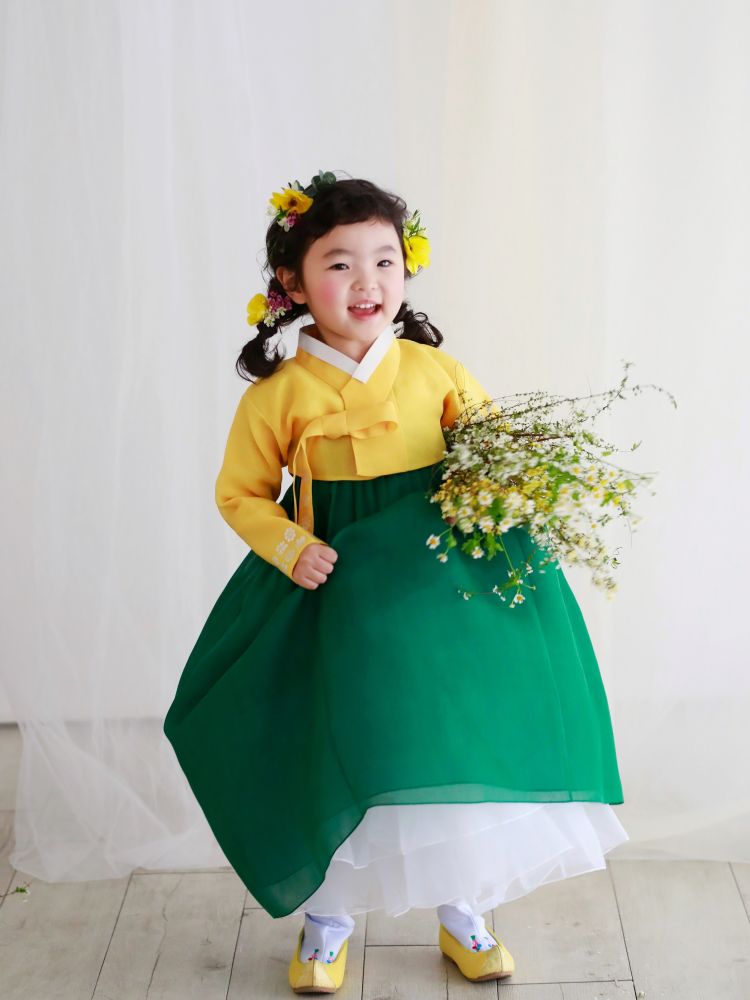 여인한복(노랑) 썸네일 2