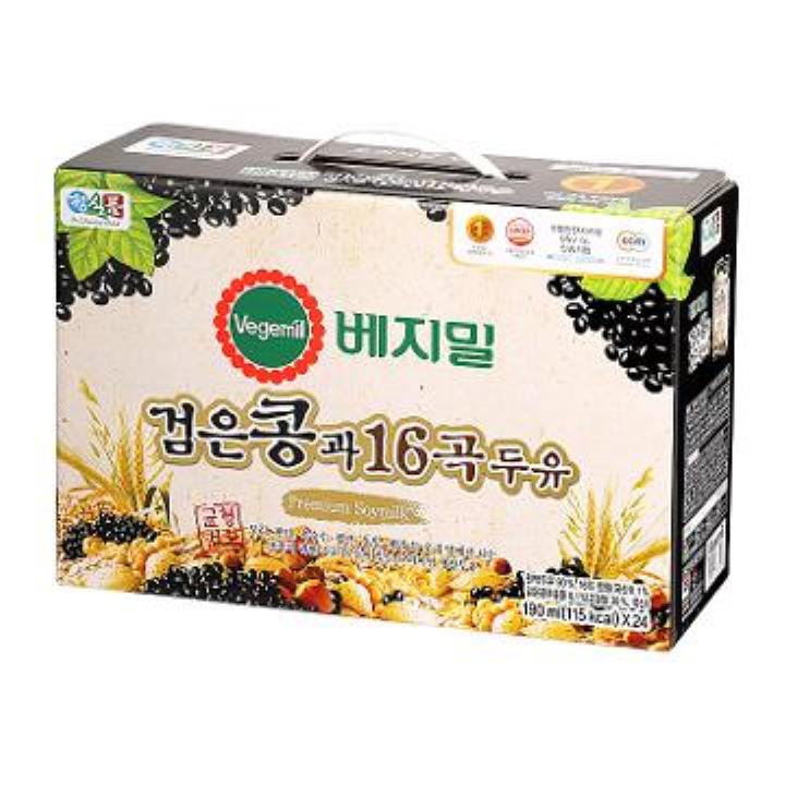 (주)정식품 국산콩두유검은콩(병) 190G 썸네일 2