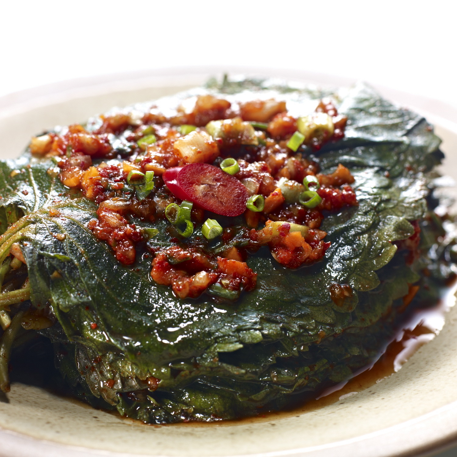 옥과맛있는김치 깻잎김치 500g 썸네일 3