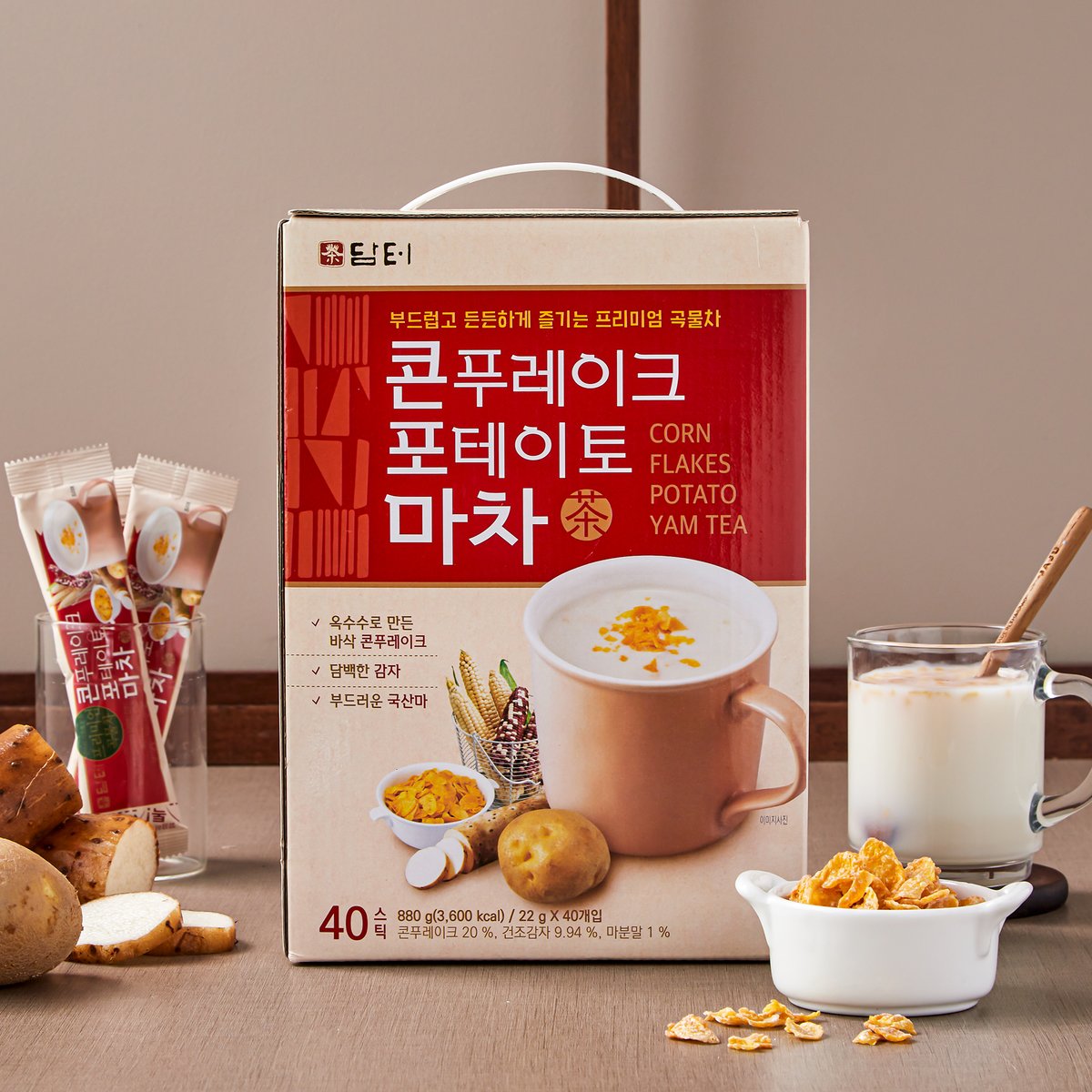 (주)담터 콘푸레이크포테이토마차 20g 썸네일 3