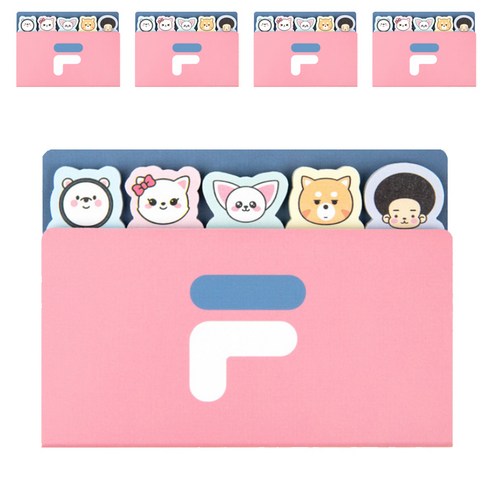 Y)꼬망프렌즈 2단 점착메모지 썸네일 3
