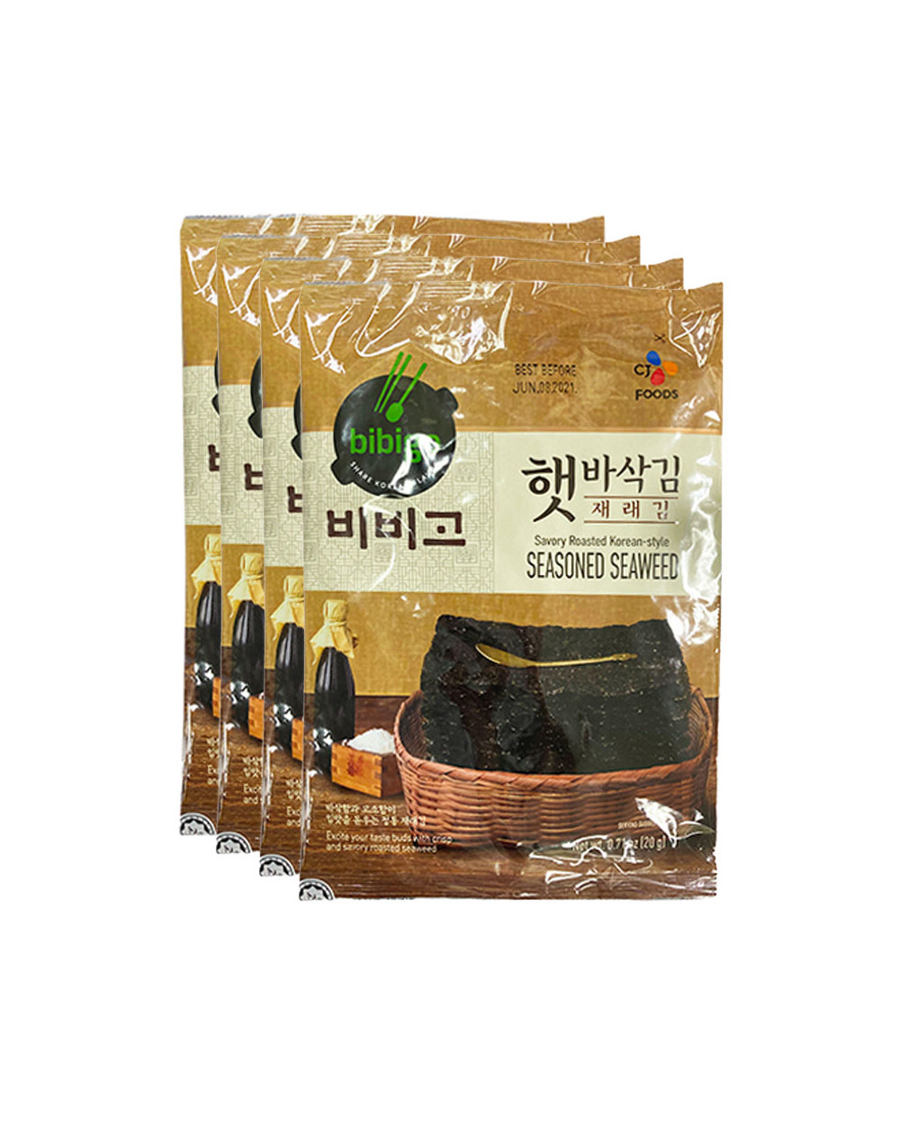 자양에프앤비 해조칼슘플러스김 재래전장 20g*4 썸네일 2