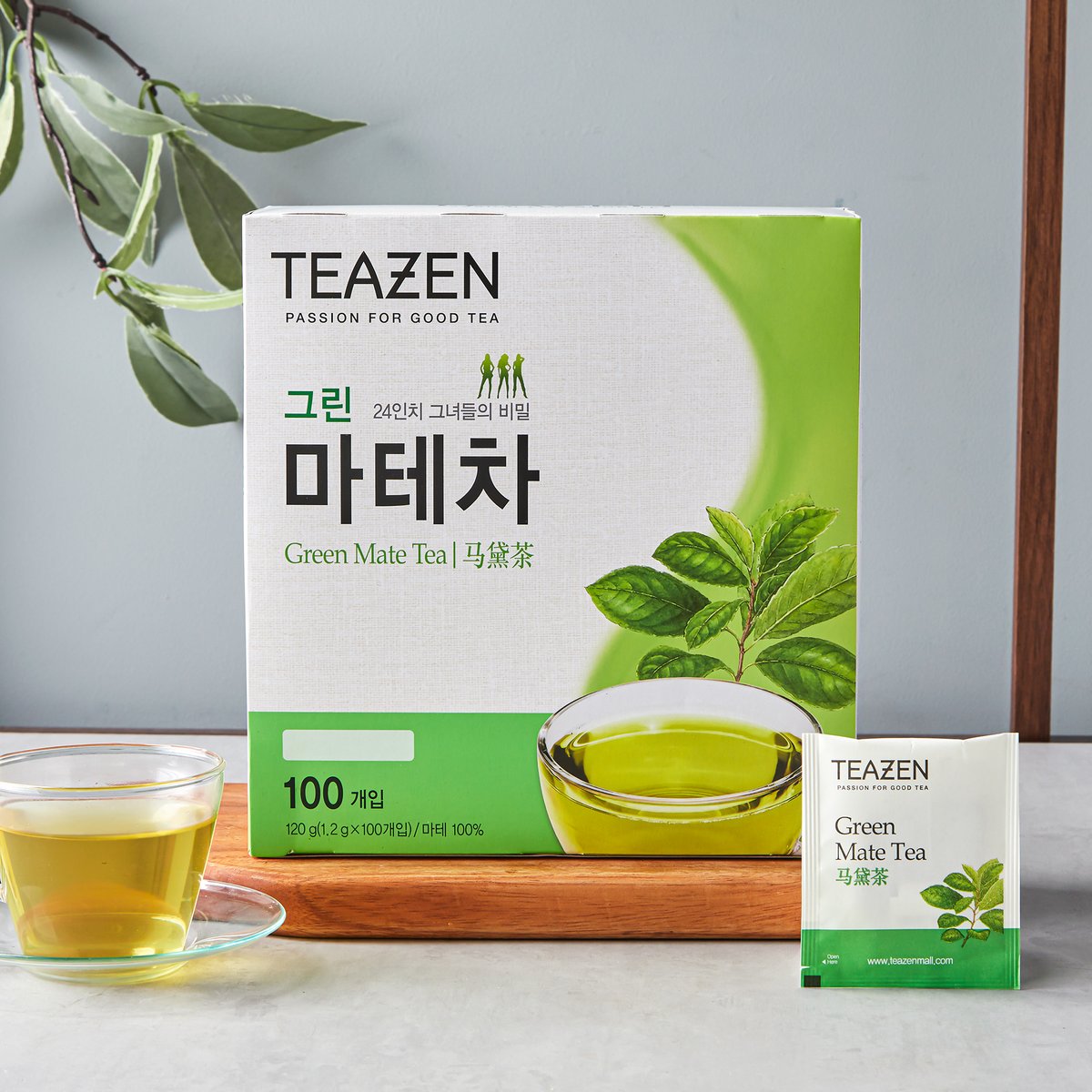 티젠 그린마테차 100T 썸네일 2