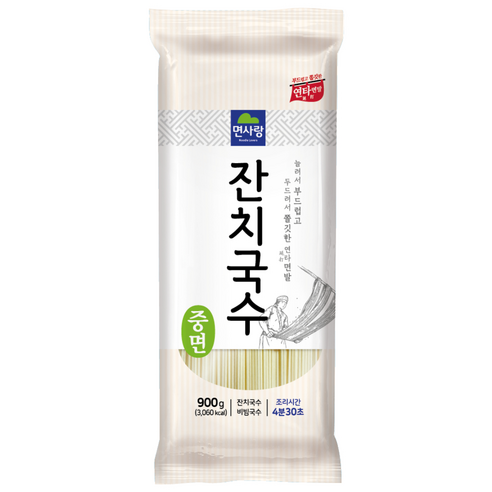 대양제면 초이스엘 초이스엘 중면 900g 900G x 15EA 썸네일 3