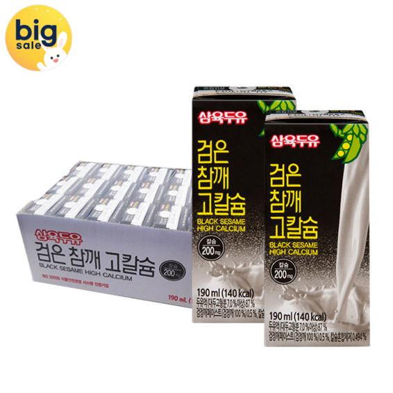 삼육 고칼슘두유 190ml*24 썸네일 2