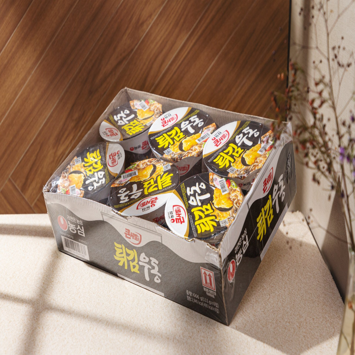 농심 튀김우동큰사발면(1000원)111G - PLT CUP 썸네일 3