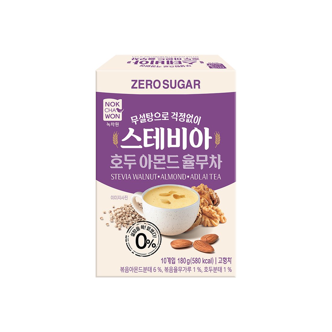 녹차원 호두아몬드율무차 15T(270G) 썸네일 2