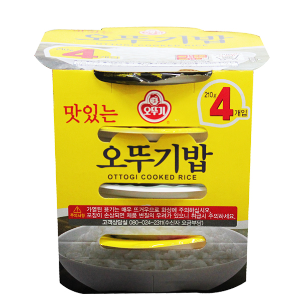 농심 따끈따끈 햅쌀밥 4개입 840g 썸네일 2