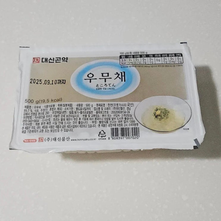 한울타리식품 우무묵 3kg 썸네일 3