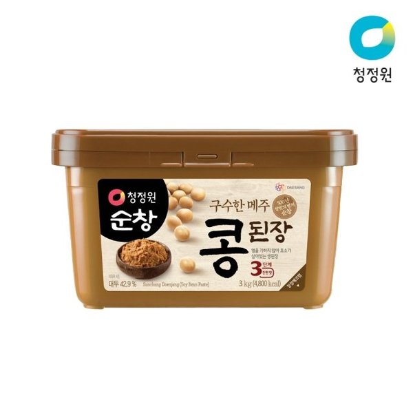 (주)진미식품 우리쌀 메주된장 3KG 썸네일 3