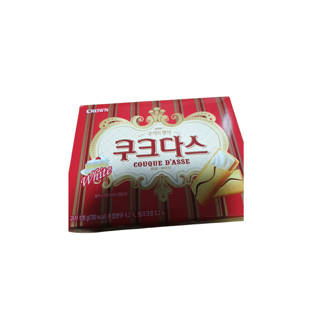크라운제과 쿠크다스화이트128G - PAPER BOX 썸네일 2