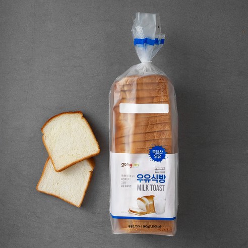 랜함 우유식빵 우유3.88%, 소맥분77.51% 750G 썸네일 2