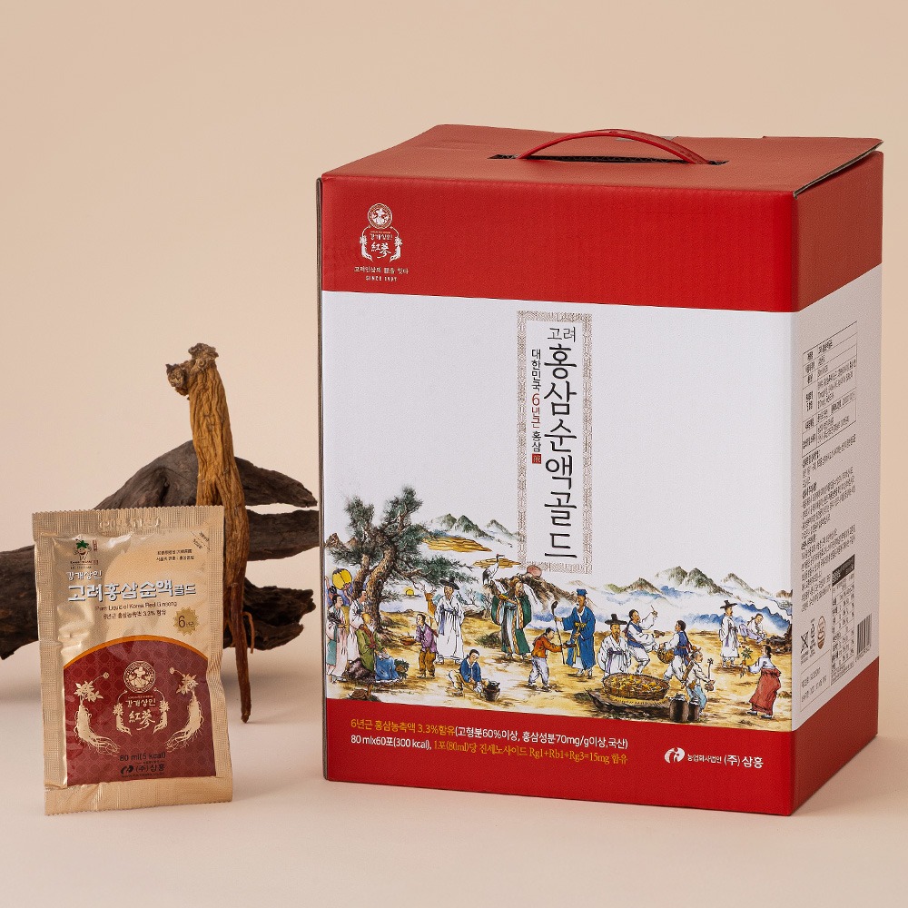 설지황 6년근홍삼순액 (80ml * 10포) 1소박스 썸네일 2