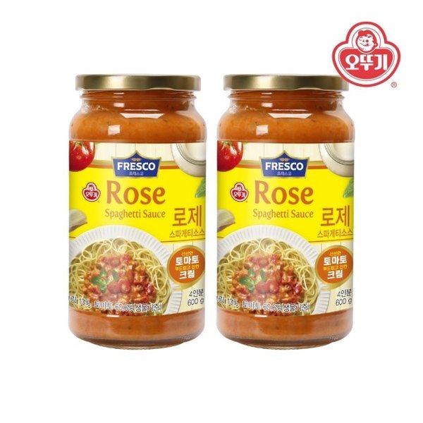 (주)오뚜기 프레스코 핑크크림 스파게티 소스  400G x 12EA 썸네일 2