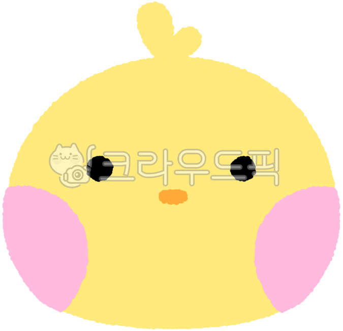 칙스 병아리모양 머쉬맬로우 블루 썸네일 2