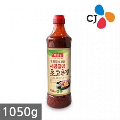 CJ 해찬들 새콤달콤초고추장 500g(신용기) 썸네일 2