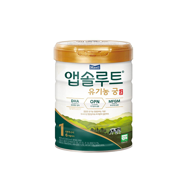 매일유업 앱솔루트 첫두유 자연콩 1단계 190G x 6EA 썸네일 3