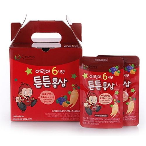 두레_어린이홍삼음료_60ml*90 썸네일 2