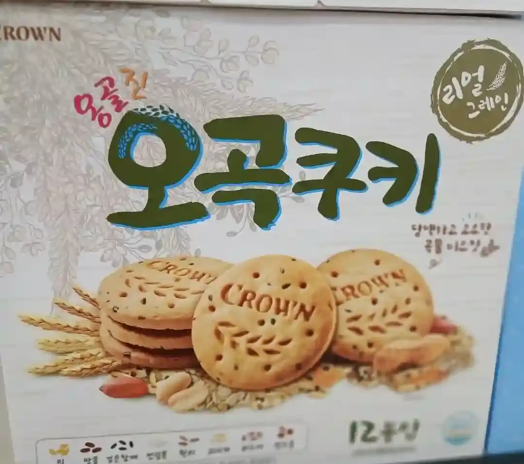 크라운 쿠키 오곡쿠키 192G 썸네일 3