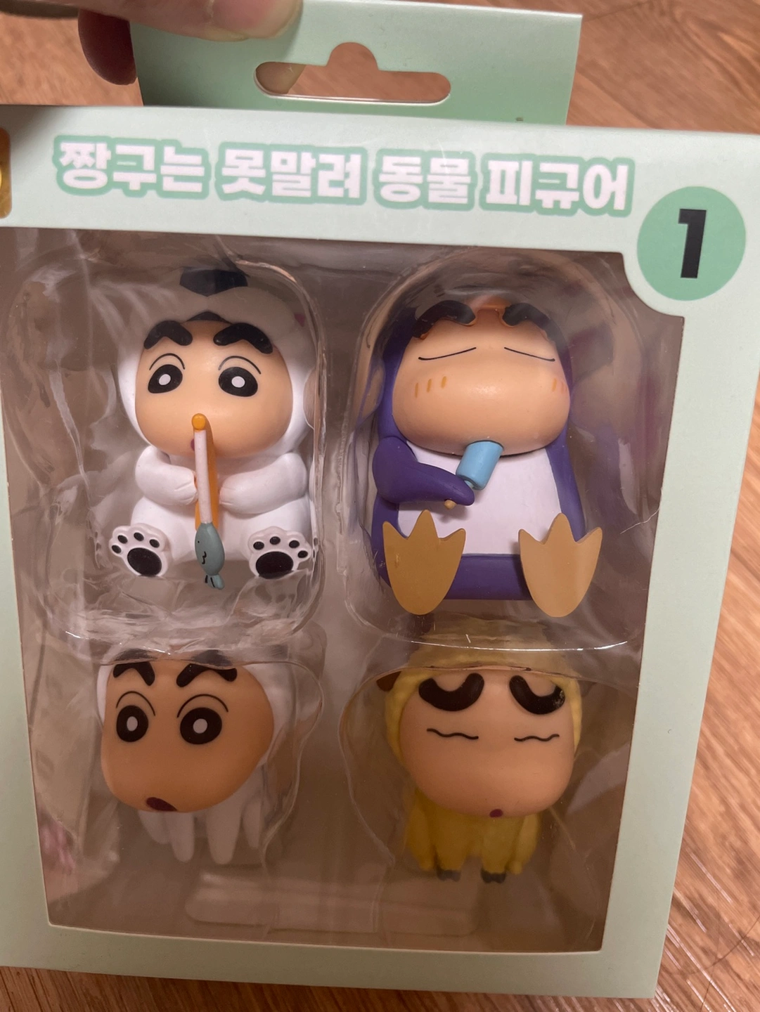 짱구 휴대용거울빗 세트 썸네일 2