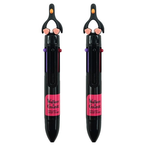 월레스와그로밋 피규어 6색볼펜 0.7mm 썸네일 2