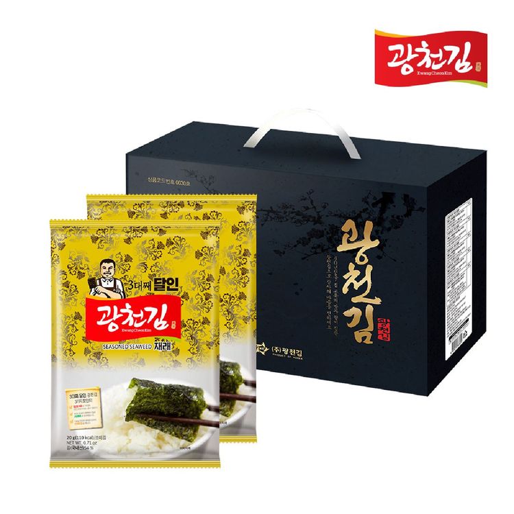 자양에프앤비 해조칼슘플러스김 재래전장 20g*4 썸네일 3
