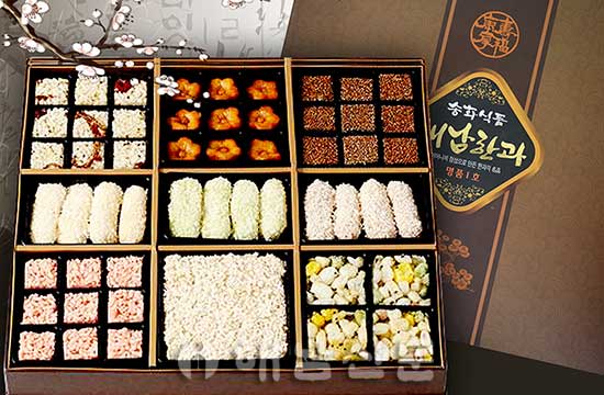 송화식품 해남한과 한과선물세트2호 650G 썸네일 2