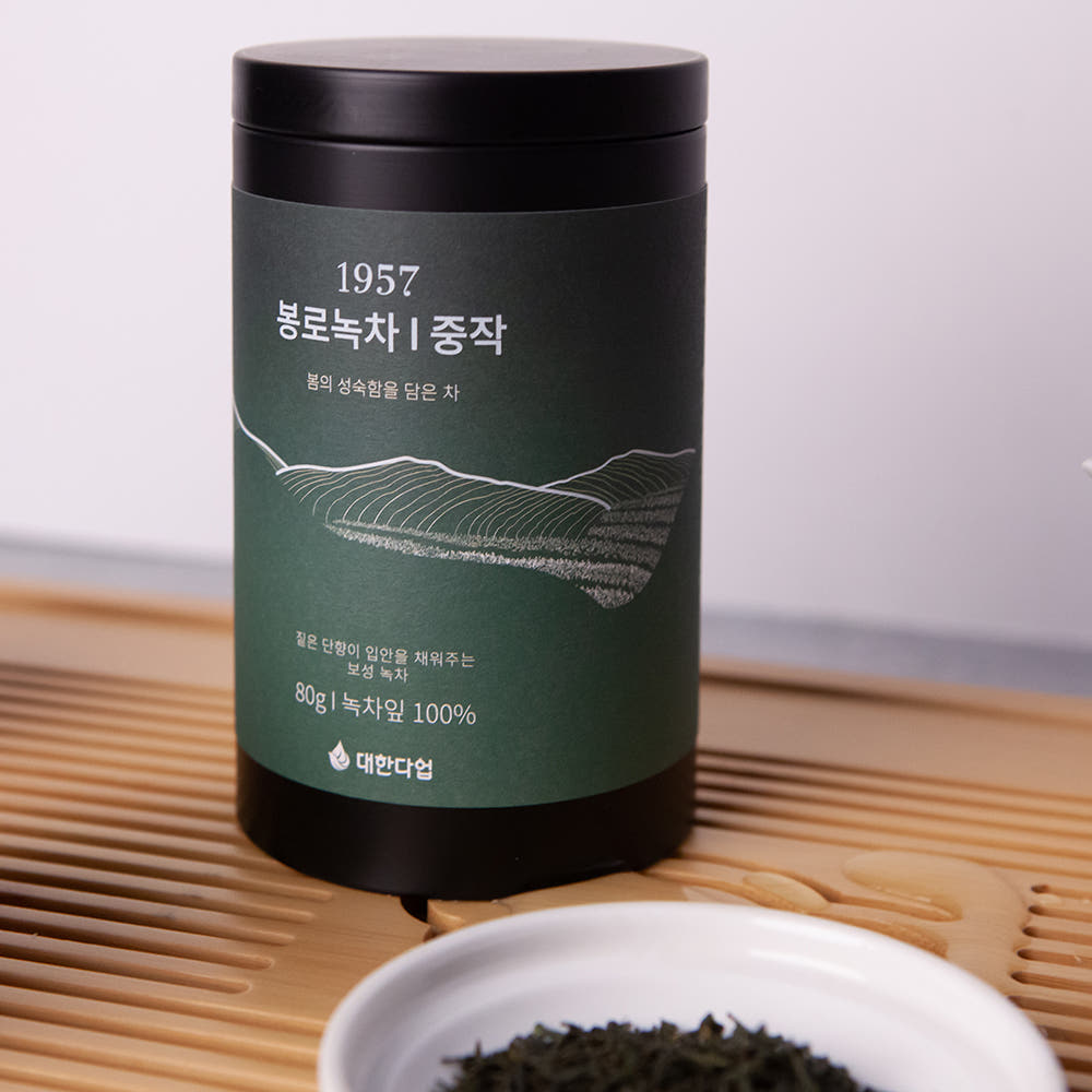 연우제다 연우제다녹차(중작) 80G x 1EA 썸네일 2