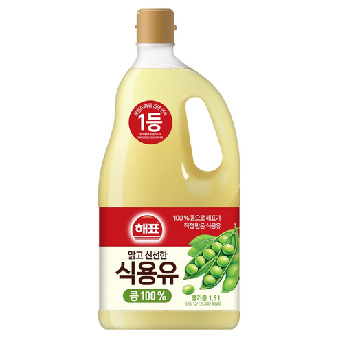 해표콩기름0.5L 썸네일 2