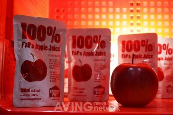 파머스파티 파파 사과즙 100% 사과쥬스 120G x 1EA 썸네일 3