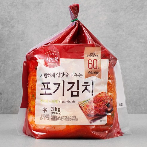 하선정 김장맛 포기김치 3KG 썸네일 2