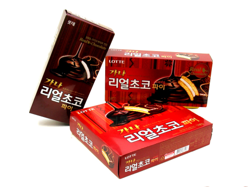 롯데 가나 리얼 초코파이 오리지널 408G 썸네일 3