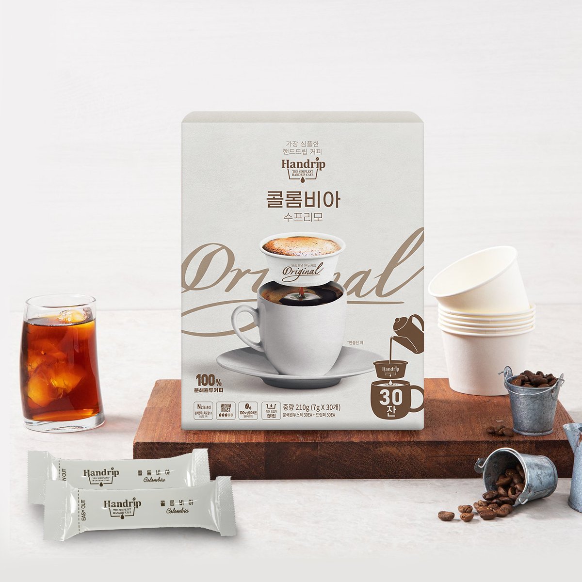 아로마빌 핸드립 콜롬비아칼다스 10개입 10G x 10EA 썸네일 2