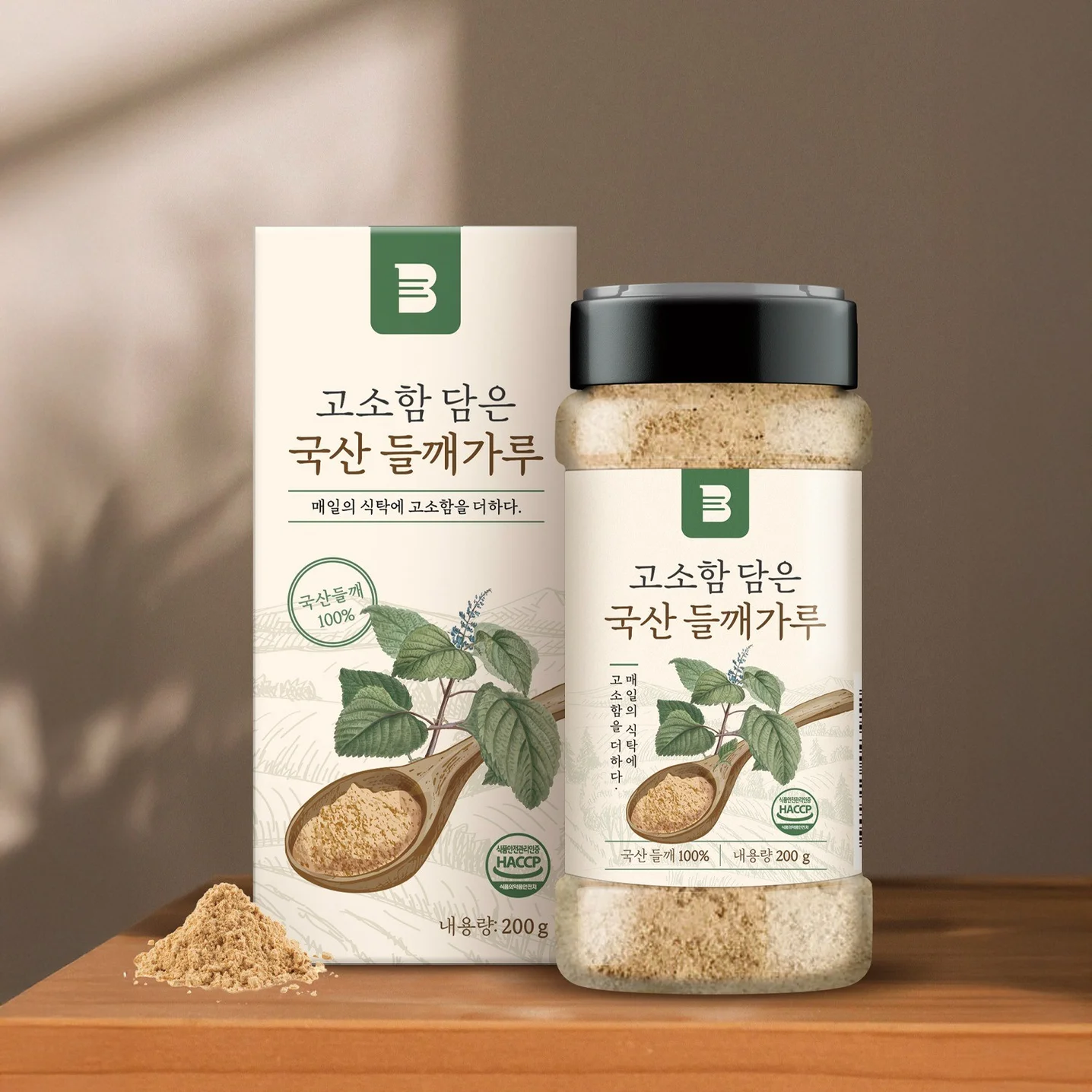 맛뜨락 들깨가루(국산)pe1kg 썸네일 2