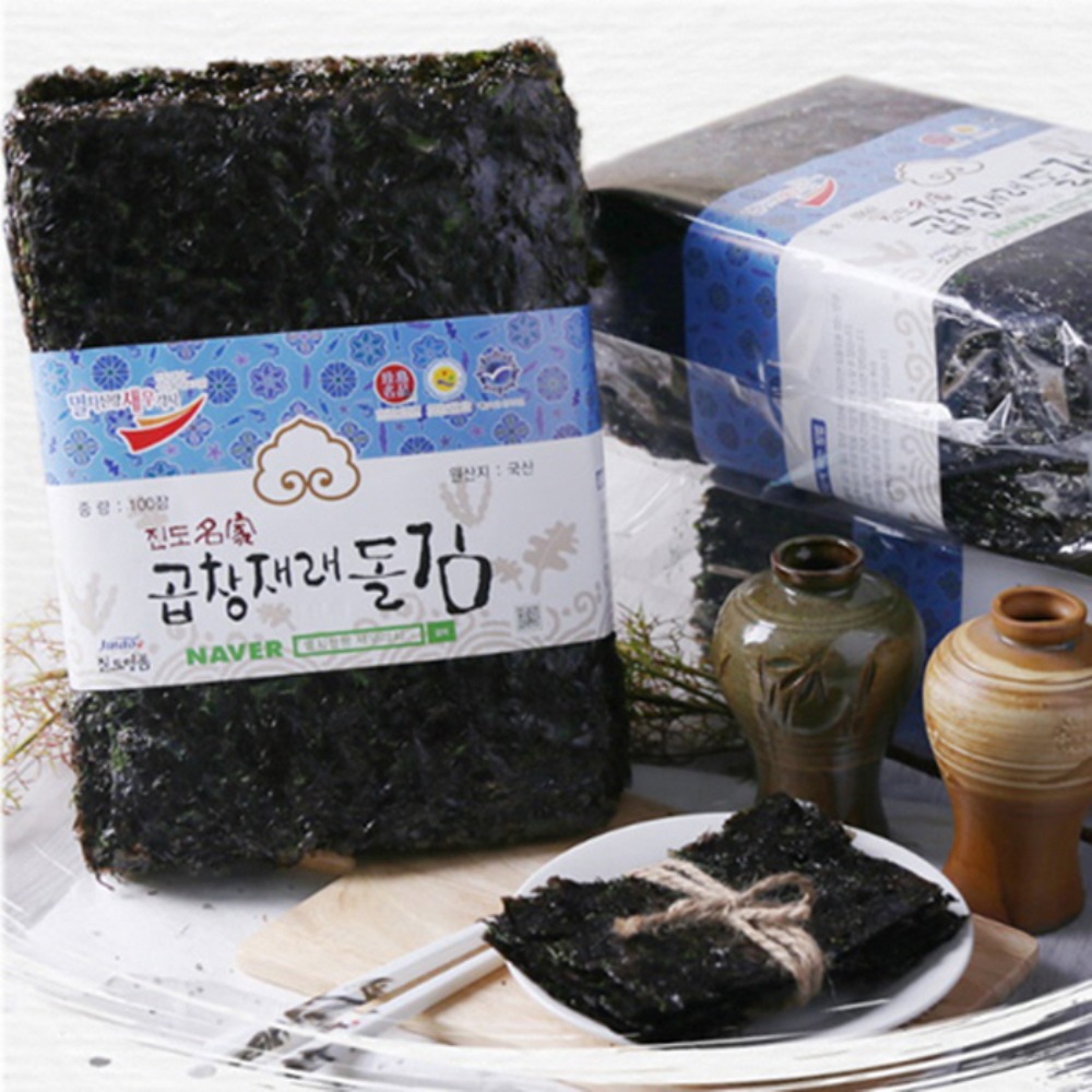 진도명가 돌김 100장 썸네일 3